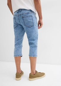bonprix Regular Fit 3/4-es sztreccsfarmer, Straight, k&eacute;k, 46