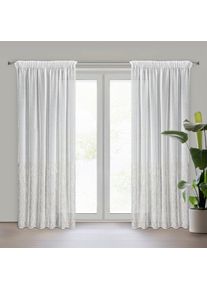 ArtFir Z&aacute;clona MELIA P | biela/&scaron;ampaň 140 x 270 cm