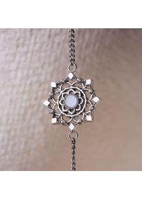 Holzkern Bracelets Women Silver and Aquamarine