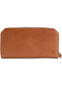 Carhartt Leder Clutch, wallet women , color: Brown , size: One Size