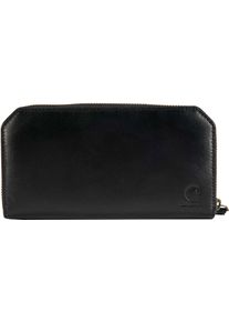 Carhartt Leder Clutch, carteira mulher , cor: Preto , tamanho: Medida unit&aacute;ria