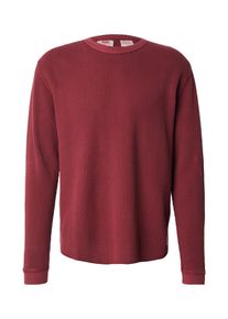 Levi's LEVI'S , M&aelig;nd, Bluser & t-shirts 'Long Sleeve Relaxed Thermal Tee', Bordeaux, St&oslash;rrelse XL