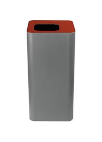 Wertstoffsammler Pure, Volumen 100 l, grau / rot