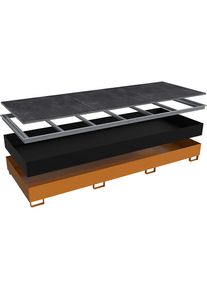 Vasca di raccolta per scaffali con inserto in PE eurokraft pro