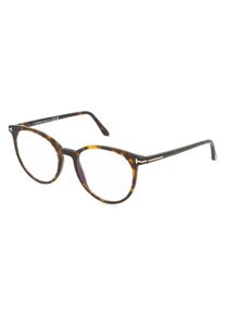 Tom Ford FT5575-B okulary unisex | Oprawka: Pełnoramkowe, Okrągłe, Brązowy