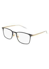 Montblanc MB0193O okulary unisex | Oprawka: Pełnoramkowe, Kwadratowe, Czarny