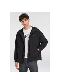 HUGO Blue Outdoorjacke &raquo;Bod&laquo; mit Kapuze mit gro&szlig;en Taschen &Uuml;bergangsjacke Softshell schwarz, Gr&ouml;&szlig;e L