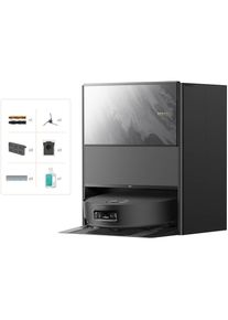 DREAME Nass-Trocken-Saugroboter &raquo;Aqua10 Ultra Track Complete&laquo; Warmwasser-Wischsystem, &uuml;berwindet Hindernisse, 25.000 Pa Saugkraft