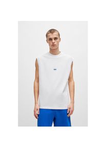 HUGO Blue T-Shirt &raquo;Navertz&laquo; mit Hugo-Label wei&szlig;, Gr&ouml;&szlig;e M