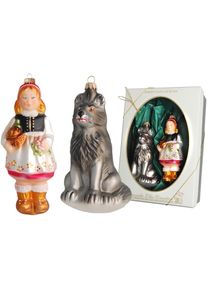 Krebs Glas Lauscha Christbaumschmuck &raquo;Rotk&auml;ppchen, Weihnachtsdeko, Christbaumschmuck&laquo; mundgeblasen