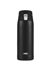 Emsa Thermobecher &raquo;Travel Mug&laquo; 0, 4L, leicht, Edelstahl, Klappverschluss, 100% dicht, 8h hei&szlig;/16h kalt