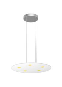 Evotec LED Pendelleuchte &raquo;SUN LED&laquo; LED-Board 1 Stk. Warmwei&szlig; Touch-Dimmer, Made in Germany, ESG-Sicherheitsglas