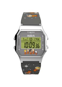 Timex Chronograph &raquo;Timex x PEANUTS Timex 80&laquo; Quarzuhr, Armbanduhr, Herren, Damen, Resinarmband, Stoppfunktion, digital