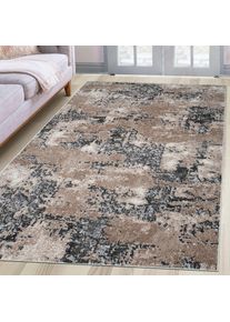 OTTO home Teppich &raquo;Janory, Marmor-Optik&laquo; rechteckig 9 mm H&ouml;he mit besonders weichem Flor, Kurzflor, modernes Design