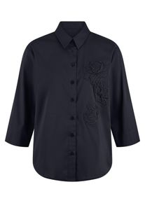 Basler - Bluse mit 3/4-Arm, blau, Gr. 50, Baumwolle