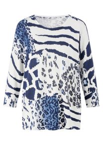 Emilia Lay - Rundhals-Pullover, weiss, Gr. 40, Viskose