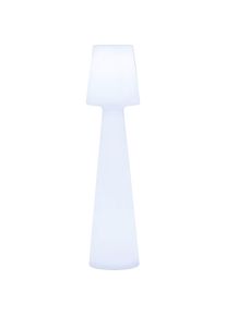 Newgarden Aussenstehleuchte, Wei&szlig;, Transparent, Kunststoff, kaltwei&szlig;, 110 cm, LED-Leuchtmittel austauschbar, Lampen & Leuchten, Au&szlig;enbeleuchtung, Au&szlig;enleuchten