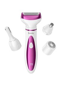 Hoco, Trimmer + Haarschneider, Other Trimmer and shaver 4in1 HP80 white and pink
