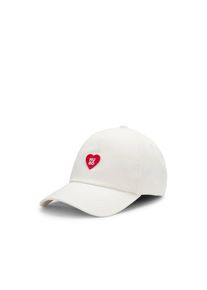 Hugo, Damen, Baseball Cap &raquo;Cara Valentine&laquo; mit Aufn&auml;her, Baumwoll-Twill, Open White 116, Open White 116, Cap von Hugo Womenswear