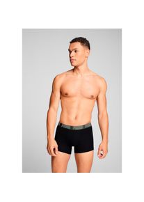 Puma, Herren, Trunk &raquo; MEN EVERYDAY TRUNKS 2P&laquo; Packung, 2er Pack, mit kontrastfarbigem Webbund, forest, M, forest, Unterhose von Puma