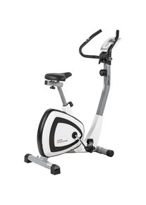 Motive Fitness by U.N.O., Heimtrainer &raquo;HT 400 (mit/ohne Unterlegmatte)&laquo; 120 kg max. Benutzergewicht, Fahrrad, 8 Widerstandsstufen, wei&szlig;/grau, 