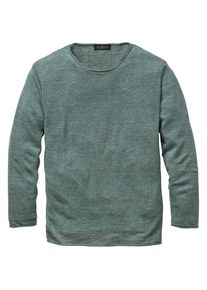 Seldom Herren-Strickpulli Gr&uuml;nmelange L