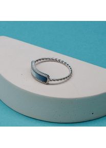 Holzkern Summersweet Ring S&oslash;lv og Perlemor