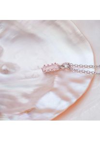 Holzkern Necklaces Women Rosegold and Rose Quartz