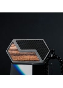 Holzkern Necklaces Men Schwarz und Zebrano