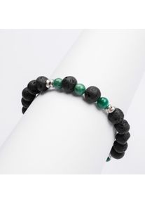 Holzkern Bracelets Men Marmor und Lava