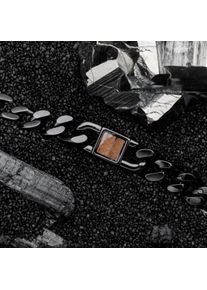 Holzkern Necklaces Men Dunkelgrau und Walnuss