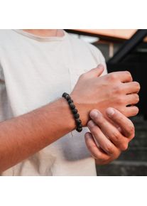 Holzkern Bracelets Men Gold und Lava