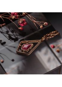 Holzkern Necklaces Damer rosaguld og Rosenkvarts