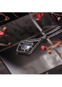 Holzkern Necklaces Damer s&oslash;lv og M&aring;nesten