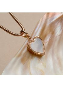 Holzkern Necklaces Women Rose gold and Nacre