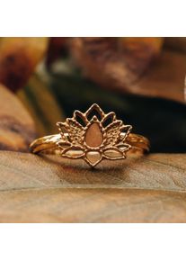 Holzkern Ringar Damer Guld och Oliv