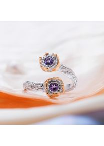 Holzkern Anillos Mujer Oro y Amatista