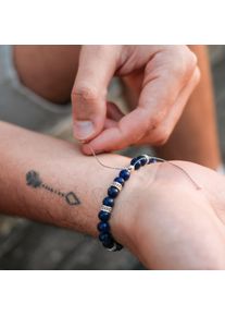 Holzkern Bracelets Men Lapislazuli und Lapislazuli