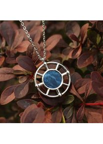 Holzkern Necklaces Women srebrny i Marmur