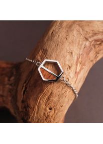 Holzkern Bracelets Women Silver and Koa