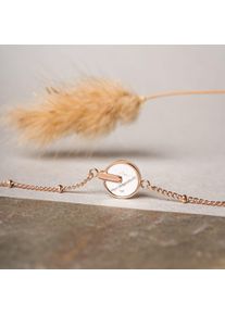 Holzkern Bracelets Women Rose Gold and White Marble