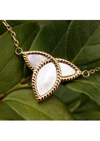 Holzkern Necklaces Women Gold and Nacre