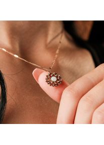 Holzkern Necklaces Women Rose Gold and Moonstone