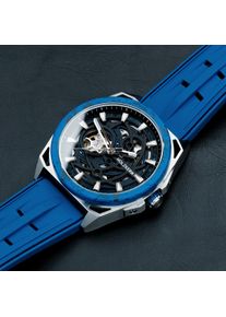 Holzkern; Orologio di legno Carbonite (marmo/carbonio), Uomo, Legno naturale