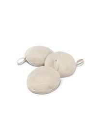 Tchibo - 3 nagym&eacute;retű kozmetikai korong - feh&eacute;r