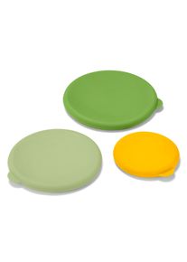 Tchibo - 3 szilikon frissentart&oacute; fed&eacute;l - z&ouml;ld