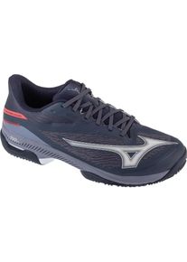 Mizuno, Herren, Tennisschuhe, Wave Exceed Court Cc (42.5), Blau, Weiss, Grau