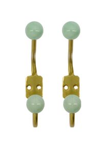 house doctor, Kleiderhaken + Wandgarderobe, Hook, HDBall, Aqua