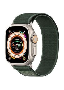 Dux Ducis YJ Series Nylon Armband (42 mm, 44 mm, 45 mm, 46 mm, 49 mm, Nylon), Uhrenarmband, Gr&uuml;n