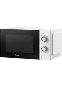 Midea Microwave oven with Grill MG720C2AT Free standing 20 L 700 W Grill White, Mikrowelle, Weiss